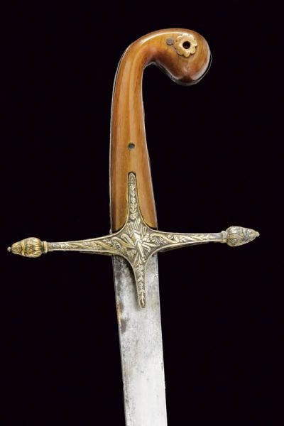 Shamshir con fornimenti in argento  - Asta Rare Armi Antiche e Militaria da tutto il mondo - Associazione Nazionale - Case d'Asta italiane