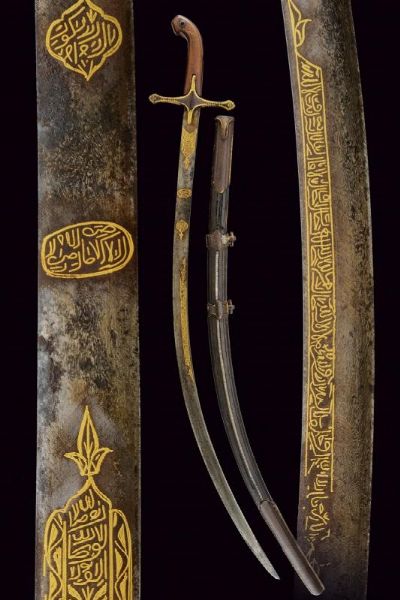 Raro shamshir  - Asta Rare Armi Antiche e Militaria da tutto il mondo - Associazione Nazionale - Case d'Asta italiane