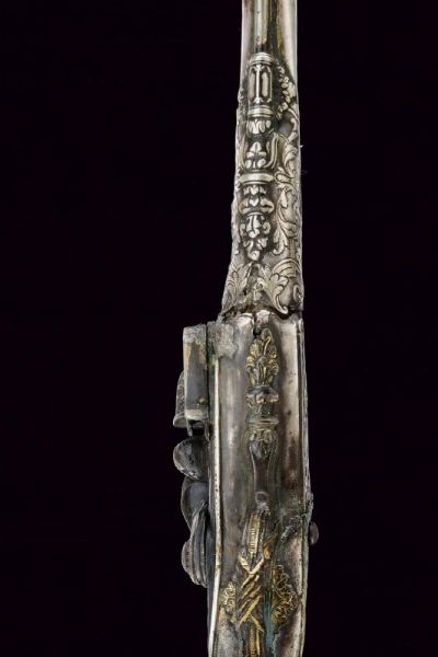 Interessante pistola a pietra focaia  - Asta Rare Armi Antiche e Militaria da tutto il mondo - Associazione Nazionale - Case d'Asta italiane