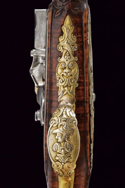 Bellissimo paio di pistole a pietra focaia per il mercato orientale  - Asta Rare Armi Antiche e Militaria da tutto il mondo - Associazione Nazionale - Case d'Asta italiane