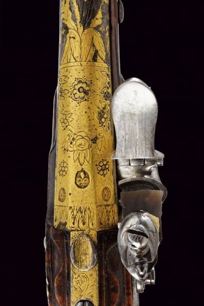 Bellissimo paio di pistole a pietra focaia per il mercato orientale  - Asta Rare Armi Antiche e Militaria da tutto il mondo - Associazione Nazionale - Case d'Asta italiane