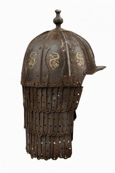 Elmo da guerriero  - Asta Rare Armi Antiche e Militaria da tutto il mondo - Associazione Nazionale - Case d'Asta italiane