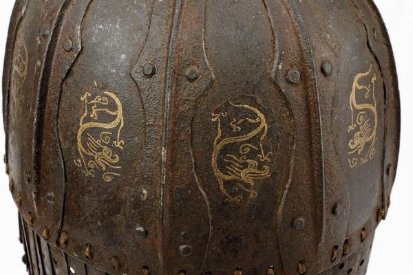 Elmo da guerriero  - Asta Rare Armi Antiche e Militaria da tutto il mondo - Associazione Nazionale - Case d'Asta italiane