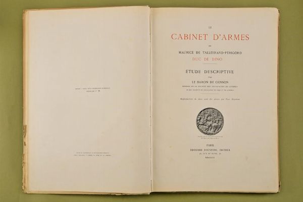 Cosson, Baron de  - Asta Rare Armi Antiche e Militaria da tutto il mondo - Associazione Nazionale - Case d'Asta italiane