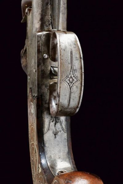 Raro paio di pistole a semi-retrocarica di Wheeler, con baionetta a scatto  - Asta Rare Armi Antiche e Militaria da tutto il mondo - Associazione Nazionale - Case d'Asta italiane