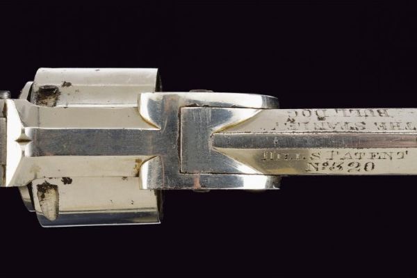 Raro revolver Hill's patent a percussione centrale  - Asta Rare Armi Antiche e Militaria da tutto il mondo - Associazione Nazionale - Case d'Asta italiane