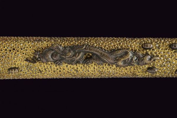 Interessante e raro tachi con firma Kuni Karachi no Kami Fujiwara Masahiro  - Asta Rare Armi Antiche e Militaria da tutto il mondo - Associazione Nazionale - Case d'Asta italiane