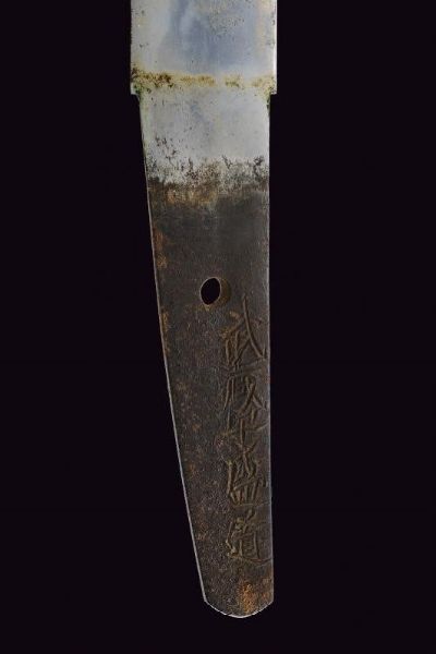 Wakizashi firmato Musashi no Kami Moromichi  - Asta Rare Armi Antiche e Militaria da tutto il mondo - Associazione Nazionale - Case d'Asta italiane