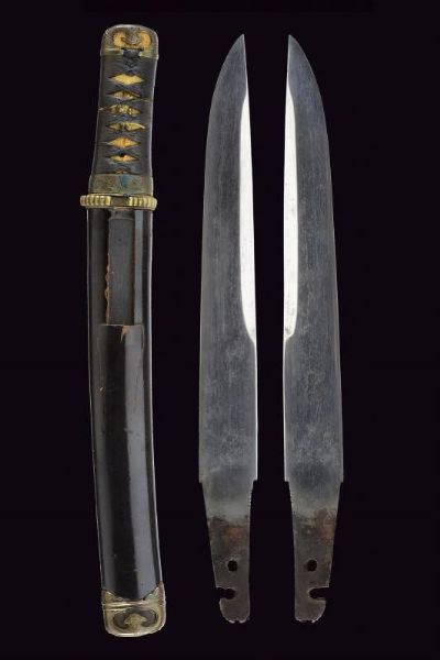 Tanto in montatura aikuchi  - Asta Rare Armi Antiche e Militaria da tutto il mondo - Associazione Nazionale - Case d'Asta italiane