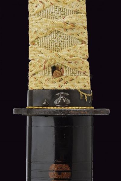 Tanto in koshirae da wakizashi, mei: Sukesada  - Asta Rare Armi Antiche e Militaria da tutto il mondo - Associazione Nazionale - Case d'Asta italiane