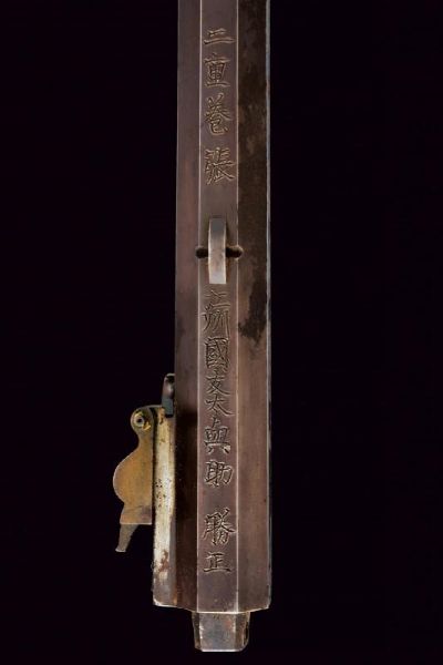 Bellissimo teppo firmato Goshu Kuni Tomo Okisuke Katsumasa  - Asta Rare Armi Antiche e Militaria da tutto il mondo - Associazione Nazionale - Case d'Asta italiane