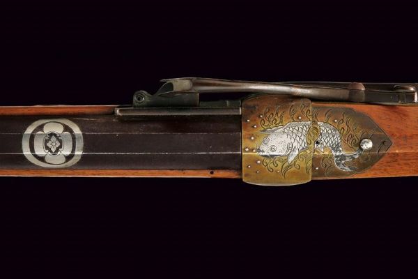 Bellissimo teppo firmato Goshu Kuni Tomo Okisuke Katsumasa  - Asta Rare Armi Antiche e Militaria da tutto il mondo - Associazione Nazionale - Case d'Asta italiane