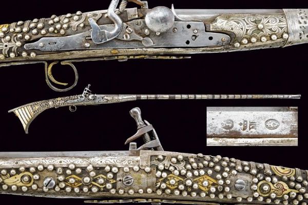 Altit (Tihahit) a pietra focaia  - Asta Rare Armi Antiche e Militaria da tutto il mondo - Associazione Nazionale - Case d'Asta italiane