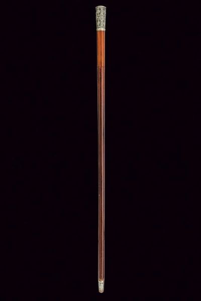 Bastone animato con lama decorata  - Asta Rare Armi Antiche e Militaria da tutto il mondo - Associazione Nazionale - Case d'Asta italiane