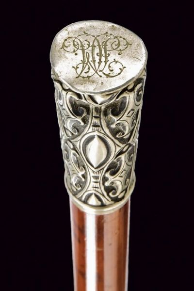 Bastone animato con lama decorata  - Asta Rare Armi Antiche e Militaria da tutto il mondo - Associazione Nazionale - Case d'Asta italiane