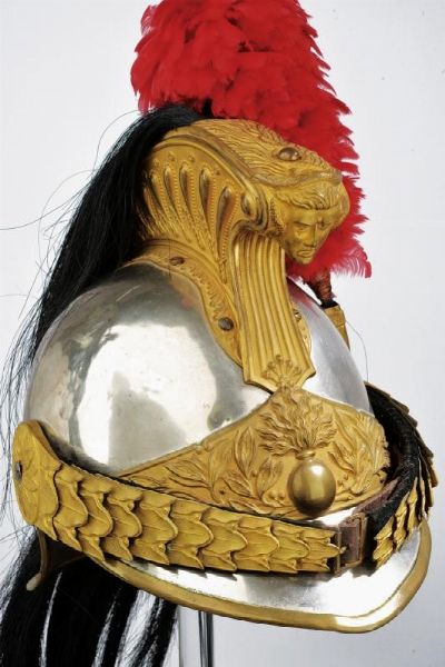 Elmo e busto da ufficiale, secondo Impero  - Asta Rare Armi Antiche e Militaria da tutto il mondo - Associazione Nazionale - Case d'Asta italiane