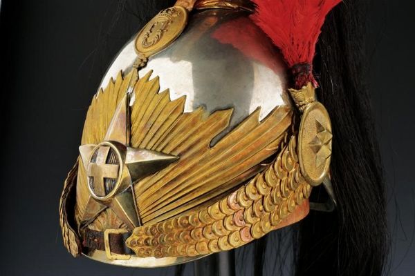 Busto ed elmo per Corazzieri, epoca Umberto I  - Asta Rare Armi Antiche e Militaria da tutto il mondo - Associazione Nazionale - Case d'Asta italiane