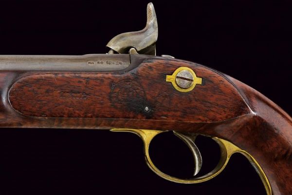 Pistola a luminello dell'East India Government  - Asta Rare Armi Antiche e Militaria da tutto il mondo - Associazione Nazionale - Case d'Asta italiane