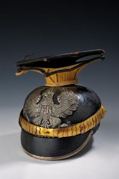 Czapka da sottufficiale del Ulanen Rgt. Graf Haeseler Nr. 11  - Asta Rare Armi Antiche e Militaria da tutto il mondo - Associazione Nazionale - Case d'Asta italiane