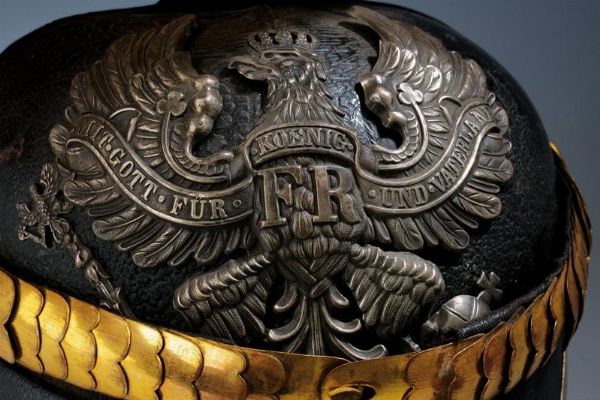 Czapka da sottufficiale del Ulanen Rgt. Graf Haeseler Nr. 11  - Asta Rare Armi Antiche e Militaria da tutto il mondo - Associazione Nazionale - Case d'Asta italiane