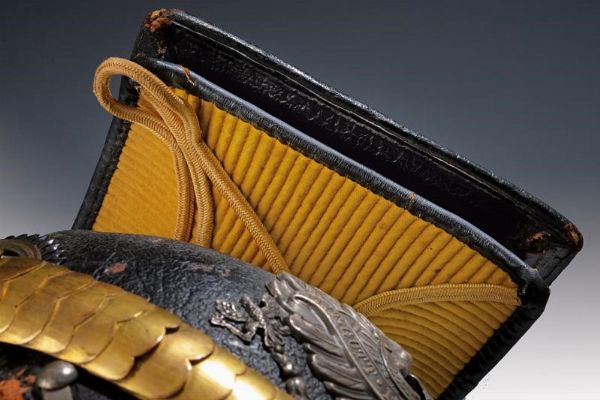 Czapka da sottufficiale del Ulanen Rgt. Graf Haeseler Nr. 11  - Asta Rare Armi Antiche e Militaria da tutto il mondo - Associazione Nazionale - Case d'Asta italiane