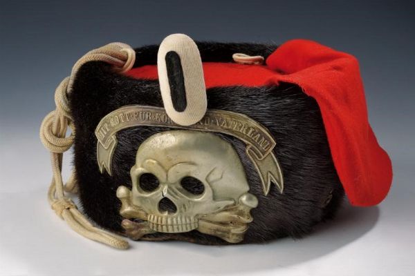 Colbacco da truppa del Leib-Husaren Rgt. 1  - Asta Rare Armi Antiche e Militaria da tutto il mondo - Associazione Nazionale - Case d'Asta italiane