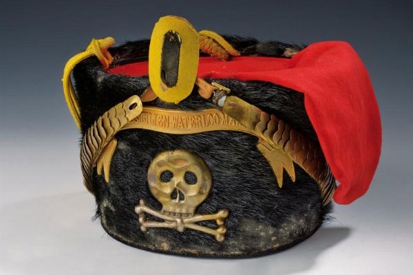 Colbacco da truppe nel reggimento ussari nr. 17  - Asta Rare Armi Antiche e Militaria da tutto il mondo - Associazione Nazionale - Case d'Asta italiane