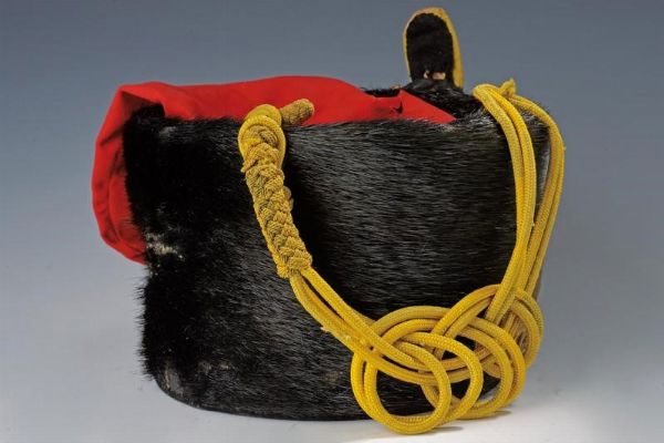 Colbacco da truppe nel reggimento ussari nr. 17  - Asta Rare Armi Antiche e Militaria da tutto il mondo - Associazione Nazionale - Case d'Asta italiane