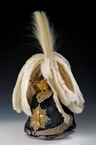 Elmo da generale con le cifre di Umberto I  - Asta Rare Armi Antiche e Militaria da tutto il mondo - Associazione Nazionale - Case d'Asta italiane