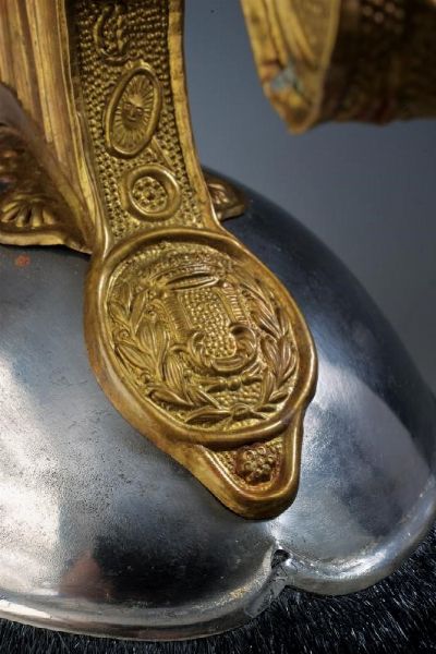 Elmo da truppa di Cavalleria  - Asta Rare Armi Antiche e Militaria da tutto il mondo - Associazione Nazionale - Case d'Asta italiane