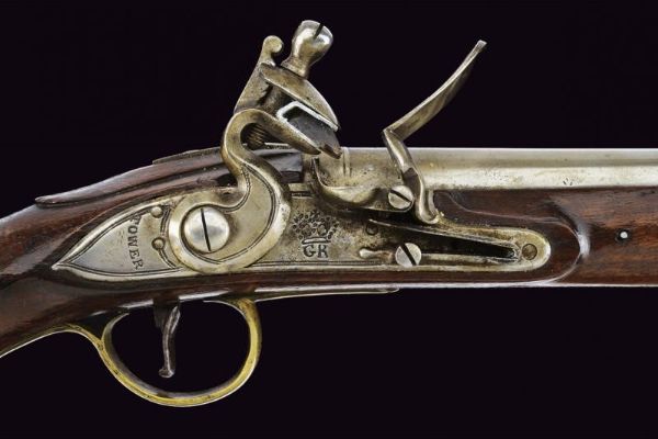 Pistola a pietra focaia Sea service  - Asta Rare Armi Antiche e Militaria da tutto il mondo - Associazione Nazionale - Case d'Asta italiane