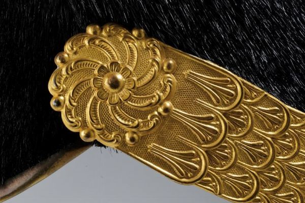 Elmo per ufficiale del Genova Cavalleria  - Asta Rare Armi Antiche e Militaria da tutto il mondo - Associazione Nazionale - Case d'Asta italiane