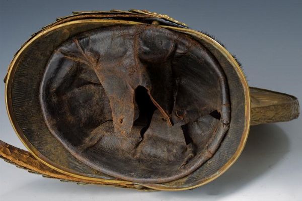 Raro elmo da ufficiale di cavalleria dell'epoca di Carlo Alberto  - Asta Rare Armi Antiche e Militaria da tutto il mondo - Associazione Nazionale - Case d'Asta italiane