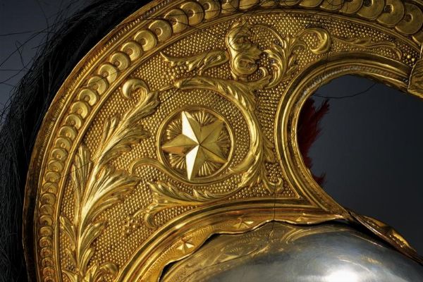 Elmo da truppa dei corazzieri  - Asta Rare Armi Antiche e Militaria da tutto il mondo - Associazione Nazionale - Case d'Asta italiane