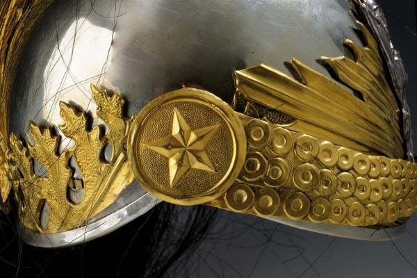 Elmo da truppa dei corazzieri  - Asta Rare Armi Antiche e Militaria da tutto il mondo - Associazione Nazionale - Case d'Asta italiane