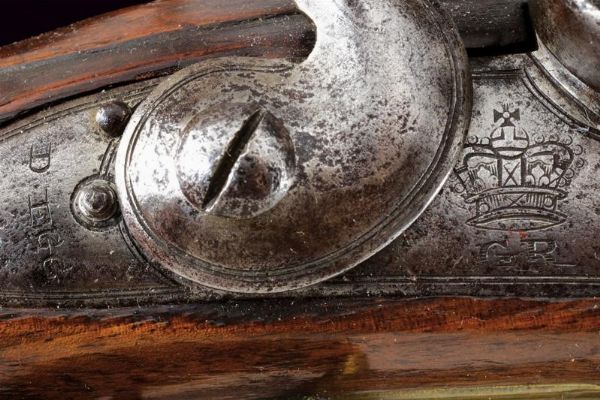 Pistola a pietra focaia da cavalleria di Egg  - Asta Rare Armi Antiche e Militaria da tutto il mondo - Associazione Nazionale - Case d'Asta italiane