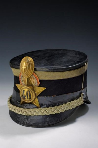 Kepi da ufficiale del 40� reggimento fanteria  - Asta Rare Armi Antiche e Militaria da tutto il mondo - Associazione Nazionale - Case d'Asta italiane