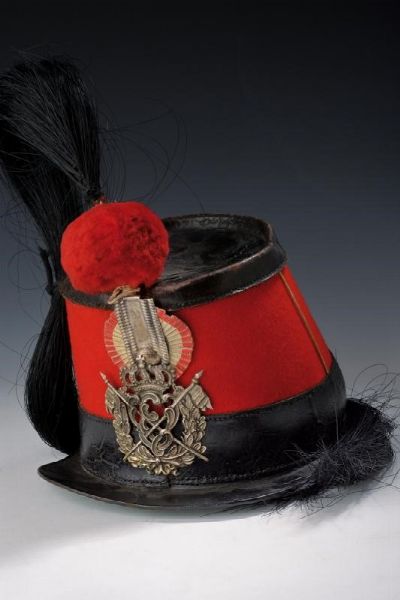 Kepi da ufficiale dei Lancieri di Aosta  - Asta Rare Armi Antiche e Militaria da tutto il mondo - Associazione Nazionale - Case d'Asta italiane