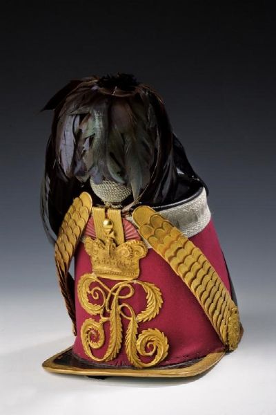 Rarissimo shako per Guardia d'Onore  - Asta Rare Armi Antiche e Militaria da tutto il mondo - Associazione Nazionale - Case d'Asta italiane