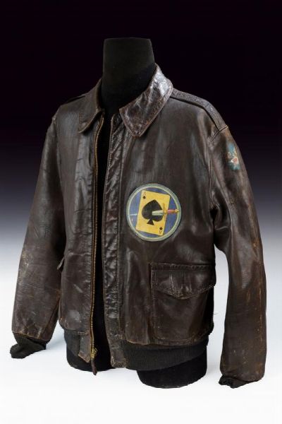 Rara giacca da aviatore in pelle modello A2 della Army Air Force - 116� Squadrone  - Asta Rare Armi Antiche e Militaria da tutto il mondo - Associazione Nazionale - Case d'Asta italiane