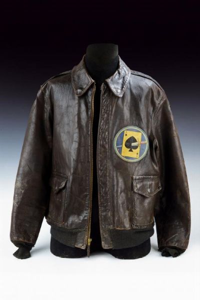 Rara giacca da aviatore in pelle modello A2 della Army Air Force - 116� Squadrone  - Asta Rare Armi Antiche e Militaria da tutto il mondo - Associazione Nazionale - Case d'Asta italiane