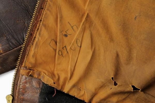 Rara giacca da aviatore in pelle modello A2 della Army Air Force - 116� Squadrone  - Asta Rare Armi Antiche e Militaria da tutto il mondo - Associazione Nazionale - Case d'Asta italiane