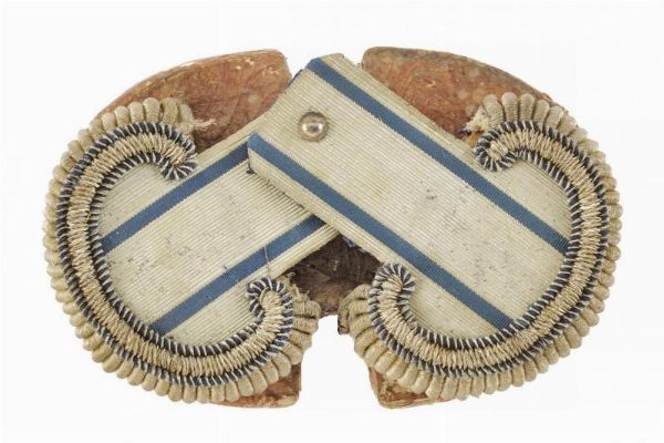 Paio di rare spalline da ufficiale  - Asta Rare Armi Antiche e Militaria da tutto il mondo - Associazione Nazionale - Case d'Asta italiane