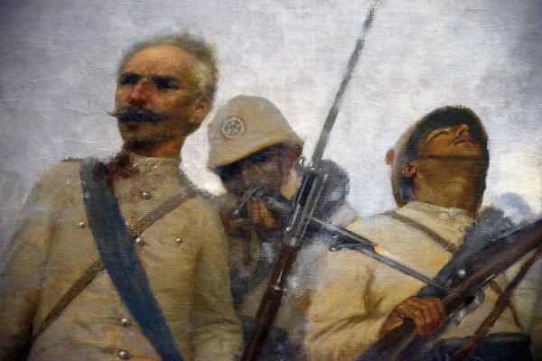 L'ultima resistenza di De Cristoforis alla Battaglia di Dogali  - Asta Rare Armi Antiche e Militaria da tutto il mondo - Associazione Nazionale - Case d'Asta italiane