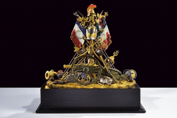 Straordinario trofeo d'armi in miniatura  - Asta Rare Armi Antiche e Militaria da tutto il mondo - Associazione Nazionale - Case d'Asta italiane