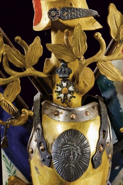 Straordinario trofeo d'armi in miniatura  - Asta Rare Armi Antiche e Militaria da tutto il mondo - Associazione Nazionale - Case d'Asta italiane