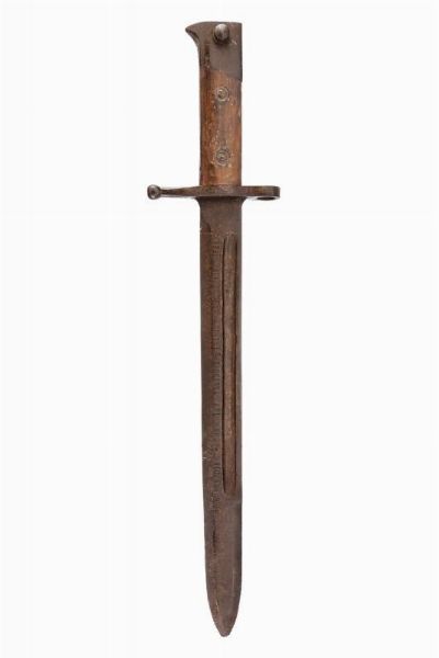 Scultura commemorativa lavorata a effigiare la baionetta modello 1891  - Asta Rare Armi Antiche e Militaria da tutto il mondo - Associazione Nazionale - Case d'Asta italiane