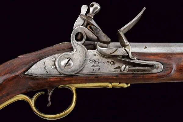 Pistola a pietra focaia Long Sea Service  - Asta Rare Armi Antiche e Militaria da tutto il mondo - Associazione Nazionale - Case d'Asta italiane
