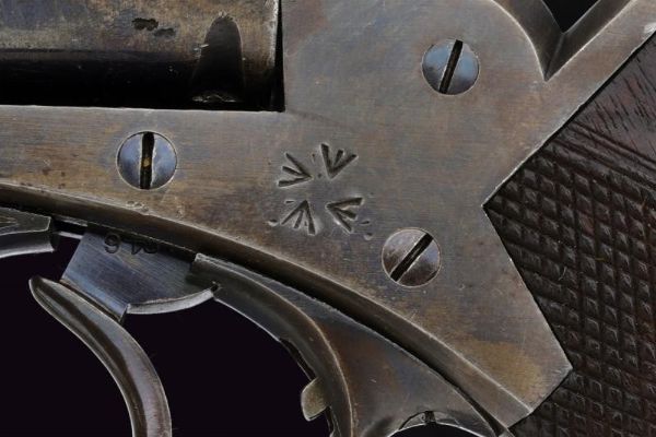 Bel revolver Adams a percussione centrale  - Asta Rare Armi Antiche e Militaria da tutto il mondo - Associazione Nazionale - Case d'Asta italiane