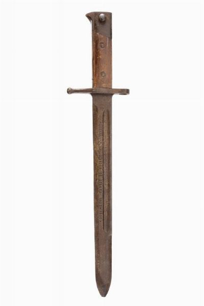 Scultura commemorativa lavorata a effigiare la baionetta modello 1891  - Asta Rare Armi Antiche e Militaria da tutto il mondo - Associazione Nazionale - Case d'Asta italiane